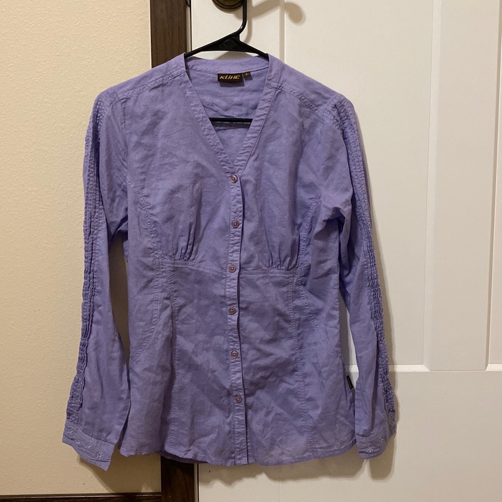 Ladies button down Kuhl Top